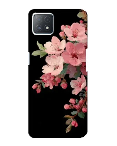Чехол для OPPO A73 (5G) с картинкой «Розовая ветка сакуры»