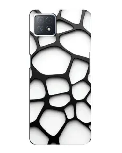 Чехол для OPPO A73 (5G) с картинкой «Белая объемная сетка» Чехол для OPPO A73 (5G) с картинкой «Белая объемная сетка»
