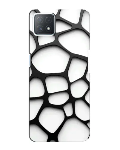 Чехол для OPPO A73 (5G) с картинкой «Белая объемная сетка» Чехол для OPPO A73 (5G) с картинкой «Белая объемная сетка»