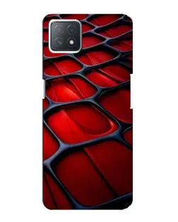 Чехол для OPPO A73 (5G) с картинкой «Красная глянцевая сетка» Чехол для OPPO A73 (5G) с картинкой «Красная глянцевая сетка»
