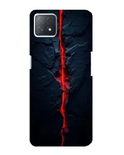 Чехол для OPPO A73 (5G) с картинкой «Kрасная лавовая трещина» Чехол для OPPO A73 (5G) с картинкой «Kрасная лавовая трещина»