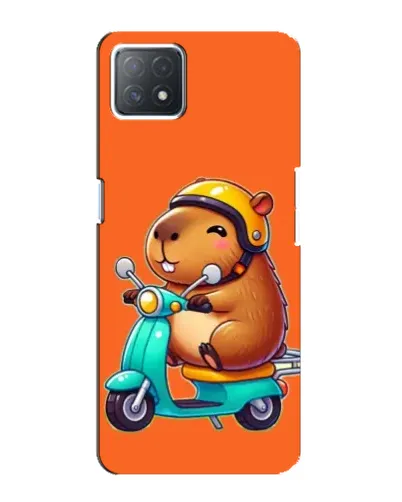 Чехол для OPPO A73 (5G) с картинкой «Капибара на скутере» Чехол для OPPO A73 (5G) с картинкой «Капибара на скутере»