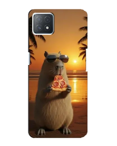 Чехол для OPPO A73 (5G) с картинкой «Капибара с пиццей» Чехол для OPPO A73 (5G) с картинкой «Капибара с пиццей»