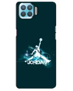 Чохол для OPPO A73 з картинкою «Jordan Blue Fire» Чохол для OPPO A73 з картинкою «Jordan Blue Fire»