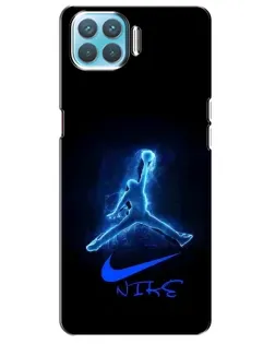 Чохол для OPPO A73 з картинкою «Jordan Neon Blue» Чохол для OPPO A73 з картинкою «Jordan Neon Blue»