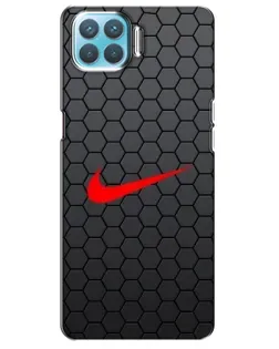 Чохол для OPPO A73 з картинкою «Nike — карбонова сітка» Чохол для OPPO A73 з картинкою «Nike — карбонова сітка»