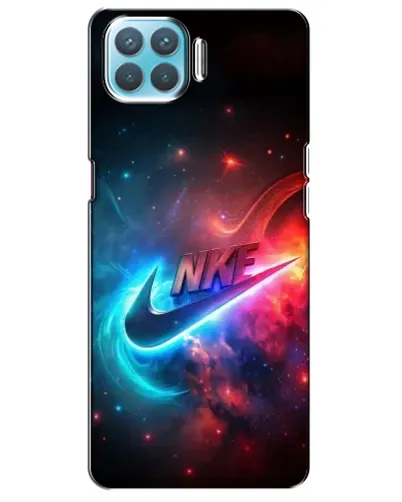Чохол для OPPO A73 з картинкою «Вогняний логотип Nike»