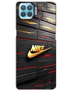 Чохол для OPPO A73 з картинкою «Золотий Nike на металі» Чохол для OPPO A73 з картинкою «Золотий Nike на металі»