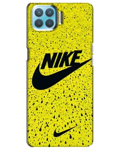 Чохол для OPPO A73 з картинкою «Жовтий текстурний Nike»