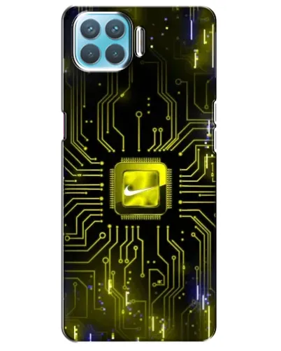 Чохол для OPPO A73 з картинкою «Nike — золота іскра»