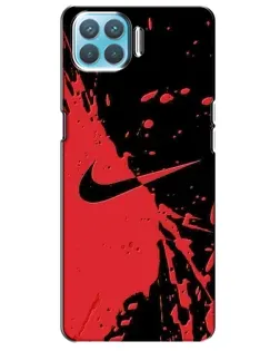 Чохол для OPPO A73 з картинкою «Червоні бризки Nike» Чохол для OPPO A73 з картинкою «Червоні бризки Nike»
