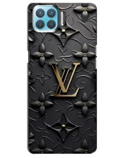 Чехол для OPPO A73 с картинкой «Кожаная текстура LV»