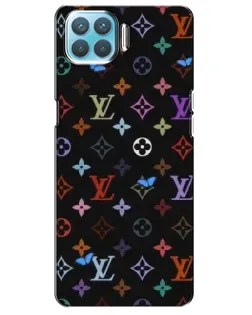Чехол для OPPO A73 с картинкой «Цветная монограмма LV»