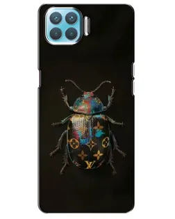Чехол для OPPO A73 с картинкой «LV — мраморный принт»