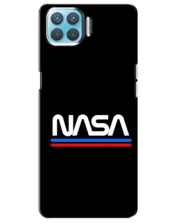 Чохол для OPPO A73 з картинкою «NASA — класика Red Blue» Чохол для OPPO A73 з картинкою «NASA — класика Red Blue»