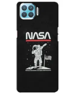Чохол для OPPO A73 з картинкою «NASA — крокуємо по Місяцю» Чохол для OPPO A73 з картинкою «NASA — крокуємо по Місяцю»