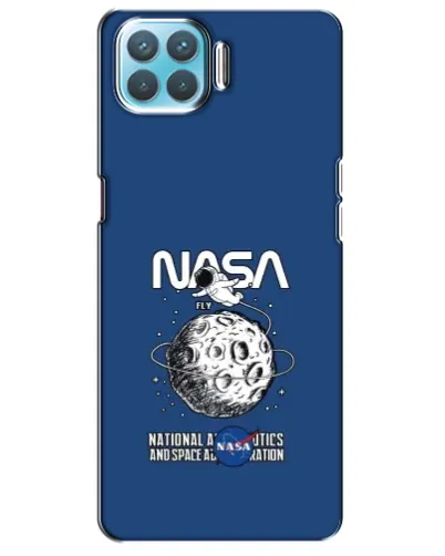 Чохол для OPPO A73 з картинкою «NASA — місячна місія»