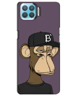 Чехол для OPPO A73 с картинкой «Bored Ape в кепке»