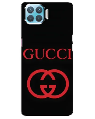 Чехол для OPPO A73 с картинкой «Gucci — красный логотип»
