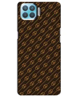 Чохол для OPPO A73 з картинкою «Gucci — золоті діагоналі» Чохол для OPPO A73 з картинкою «Gucci — золоті діагоналі»