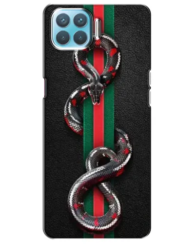 Чехол для OPPO A73 с картинкой «Gucci — змея на полосе» Чехол для OPPO A73 с картинкой «Gucci — змея на полосе»