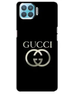 Чохол для OPPO A73 з картинкою «Gucci — золото на чорному» Чохол для OPPO A73 з картинкою «Gucci — золото на чорному»