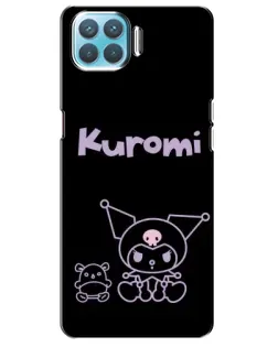 Чохол для OPPO A73 з картинкою «Kuromi — чорний мінімалізм» Чохол для OPPO A73 з картинкою «Kuromi — чорний мінімалізм»
