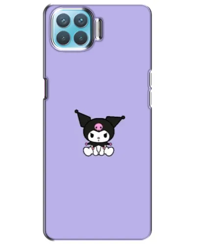 Чохол для OPPO A73 з картинкою «Kuromi — фіолетовий мінімалізм»