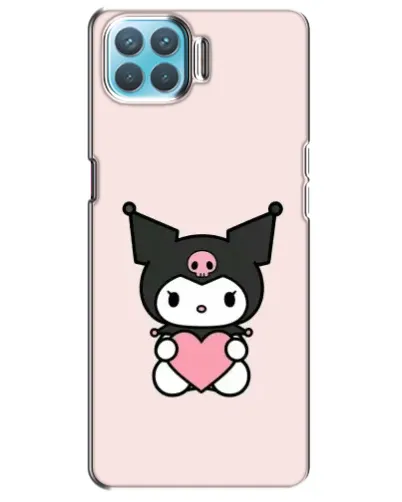 Чохол для OPPO A73 з картинкою «Kuromi та серце»