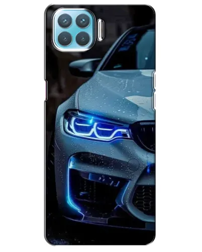 Чохол для OPPO A73 з картинкою «Погляд BMW з синіми фарами»