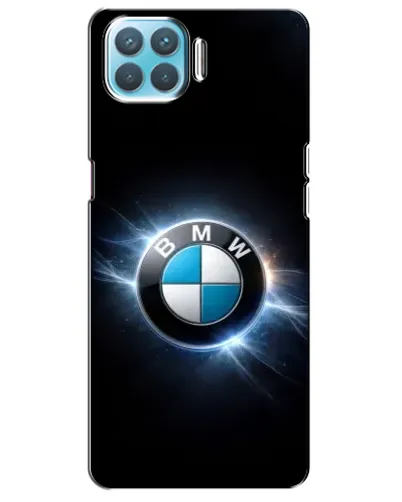 Чохол для OPPO A73 з картинкою «BMW — неонове сяйво»