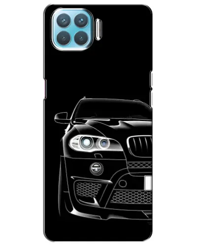 Чохол для OPPO A73 з картинкою «Темний силует BMW»