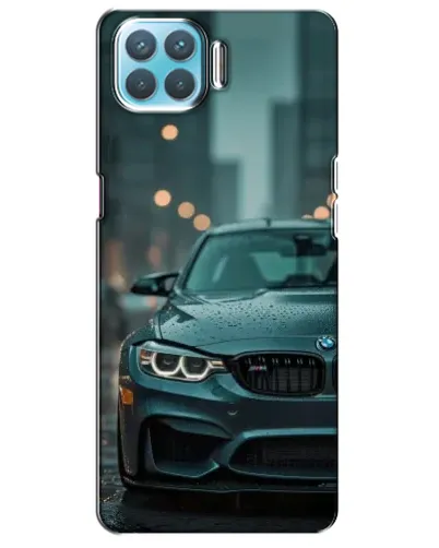 Чохол для OPPO A73 з картинкою «BMW у вогнях міста»
