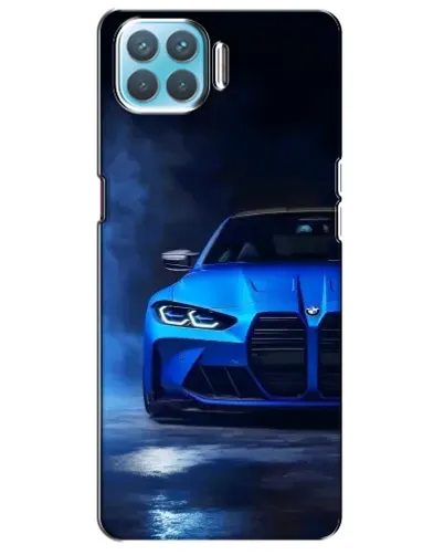 Чохол для OPPO A73 з картинкою «Блакитна BMW M4»