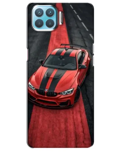 Чохол для OPPO A73 з картинкою «BMW на червоній доріжці»