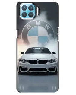 Чохол для OPPO A73 з картинкою «BMW в білому диму» Чохол для OPPO A73 з картинкою «BMW в білому диму»