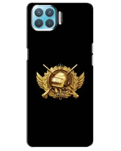 Чехол для OPPO A73 с картинкой «PUBG — оранжевый градиент»