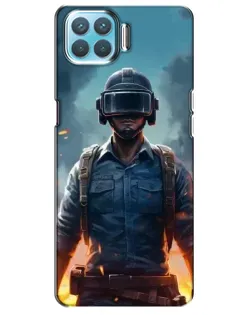 Чехол для OPPO A73 с картинкой «PUBG — реалистичный герой»