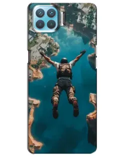 Чехол для OPPO A73 с картинкой «PUBG — свободное падение»