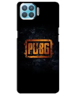 Чехол для OPPO A73 с картинкой «PUBG — золотой логотип»