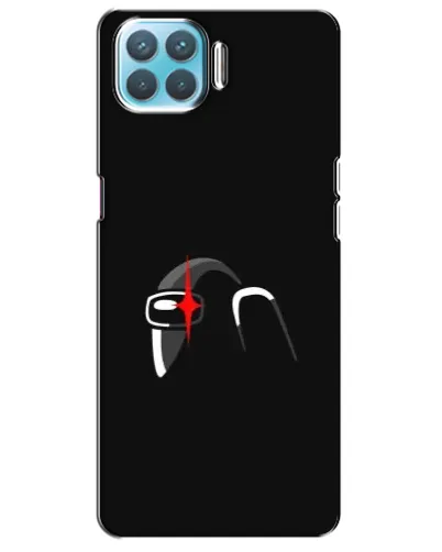 Чехол для OPPO A73 с картинкой «Among Us шлем» Чехол для OPPO A73 с картинкой «Among Us шлем»