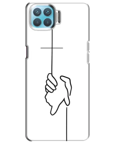 Чехол для OPPO A73 с картинкой «Рука держит»