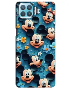 Чохол для OPPO A73 з картинкою «Паттерн Міккі та Мінні»