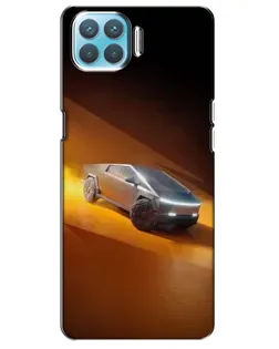Чохол для OPPO A73 з картинкою «Cybertruck у пустелі»