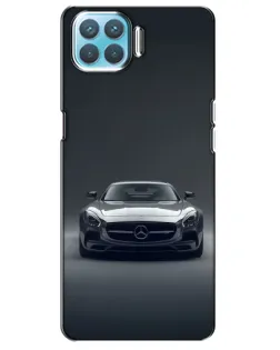 Чохол для OPPO A73 з картинкою «Mercedes на чорному»