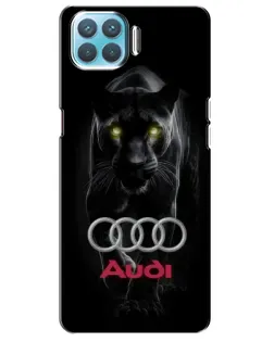 Чохол для OPPO A73 з картинкою «Пантера та Audi»