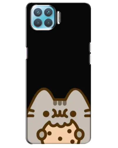 Чехол для OPPO A73 с картинкой «Пушин на черном»