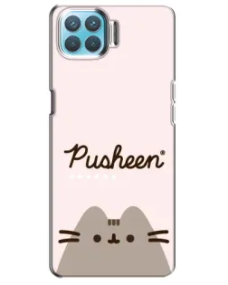 Чохол для OPPO A73 з картинкою «Pusheen логотип»