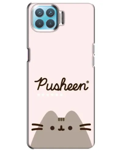 Чехол для OPPO A73 с картинкой «Pusheen логотип»