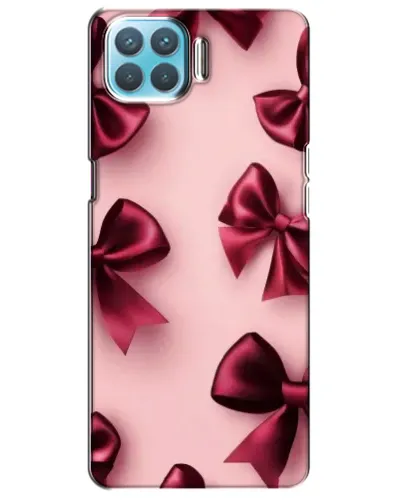 Чехол для OPPO A73 с картинкой «Бордовый атлас»
